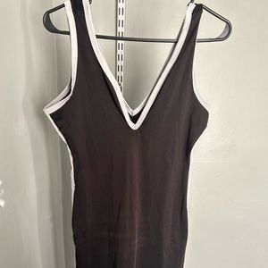 Hot Miami Styles deep v neck dress